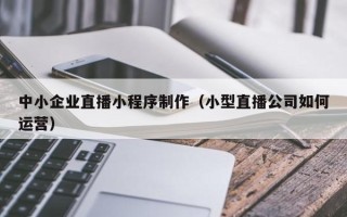 林州中小企业直播小程序制作（小型直播公司如何运营）