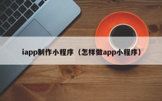 林州iapp制作小程序（怎样做app小程序）